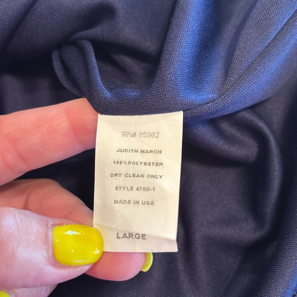 Judith March Chevron Dress size large - Picture 6 of 6
